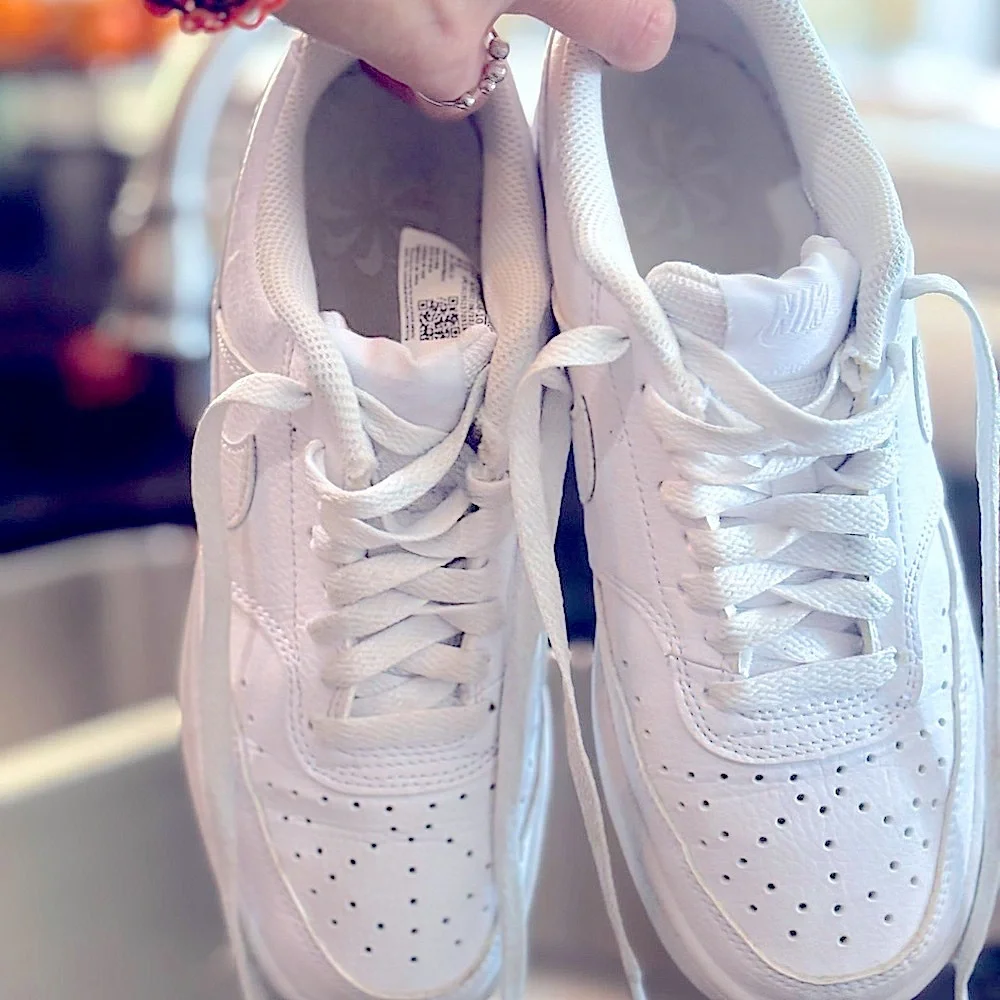 Nike Court Vision Low Sneakers - Women’s Size 6 - White - Picture 5 of 14